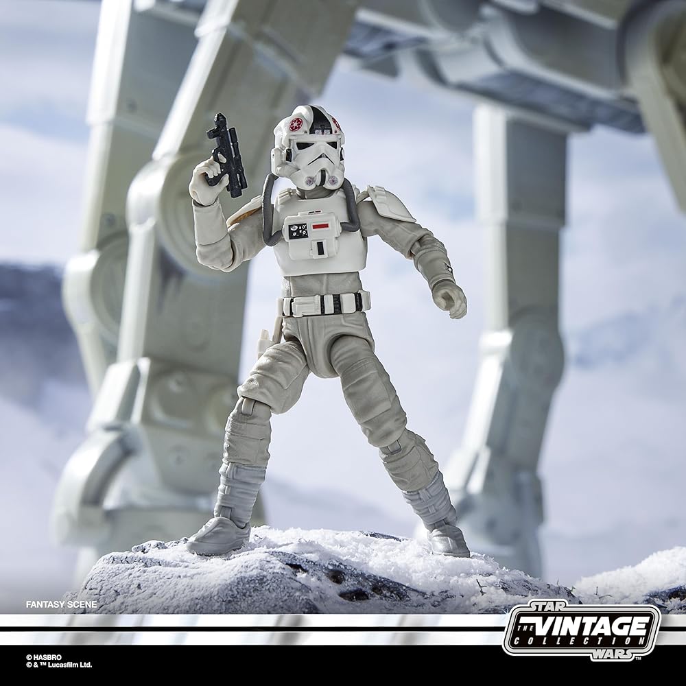 Hasbro Star Wars Vintage Collection Mandalorian Grogu Imperial Remnant AT-AT Driver Action Figure 9.5 cm