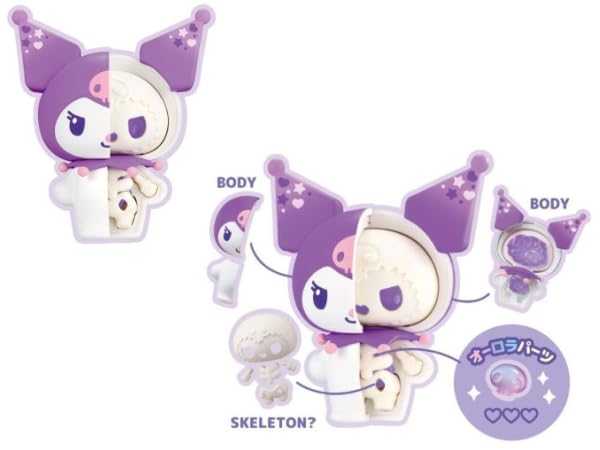 MegaHouse Disassembly Puzzle FANTASY Sanrio Characters My of Recommended 15 and Up MelodyKuromi (Box 4) Ages