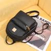 Women Korean Style Mini Backpack Pu Leather Small Backless Bag Multi-Functional Girls' Small School Backpack