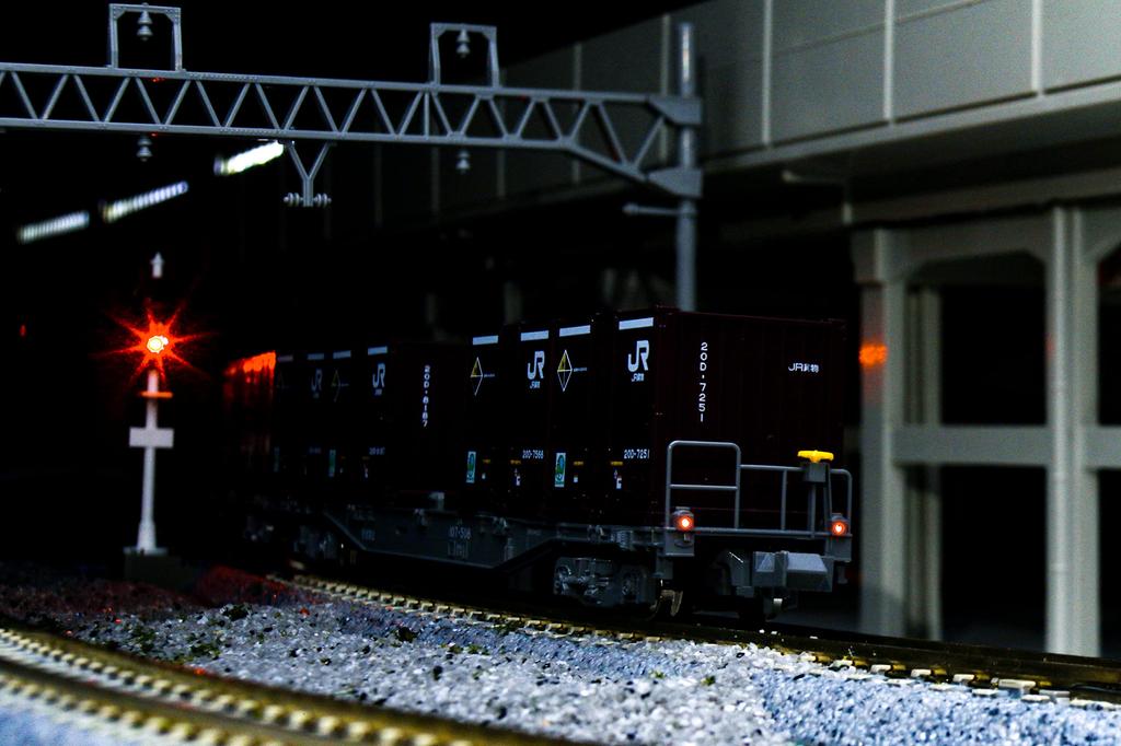 Габарит KATO N Нет маркировки JRF Нет набора для загрузки контейнера Железнодорожная модель грузового вагона Koki106+107 10-вагонный 10-1796