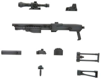 Товары поддержки моделирования KOTOBUKIYA Оружие Единица 16 Дробовик Общая длина 135 мм Пластиковая модель MSG Приблизительно. Немасштаб