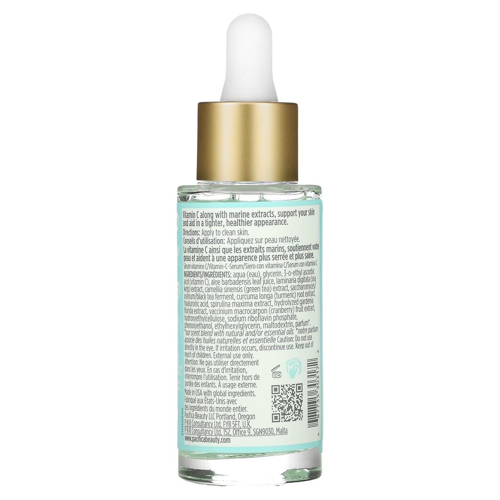 Pacifica Sea & C Love, Витаминная сыворотка, 1 жидкая унция (29 мл)