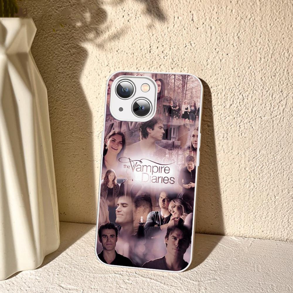 Чехол для телефона из американского фильма «Дневники вампира» для IPhone 14 13 12 Mini 11 Pro XS Max X XR 14 Plus, защитное стекло