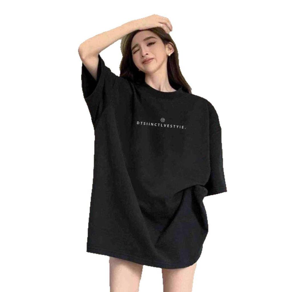 Plus Size Women's Summer Cotton T-Shirt: Stylish, Loose-Fit, Mid-Length, Sweet & Cool