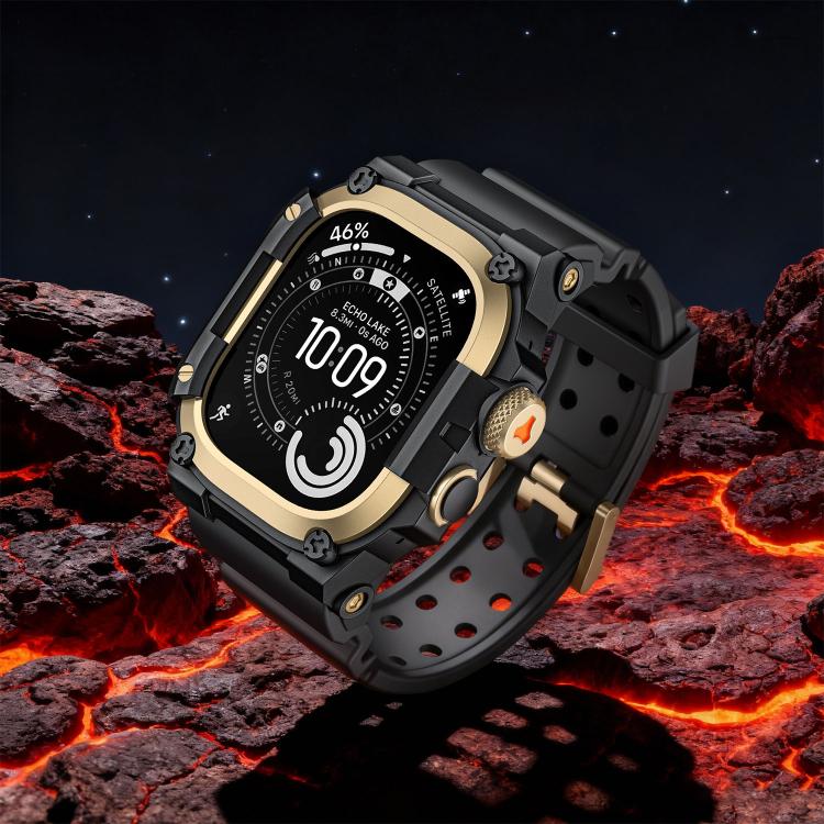One‑Piece TPU Watch Band With Metal Protective Bumper Case For Apple Watch Ultra 3 / Ultra 2 / Ultra 1 49mm