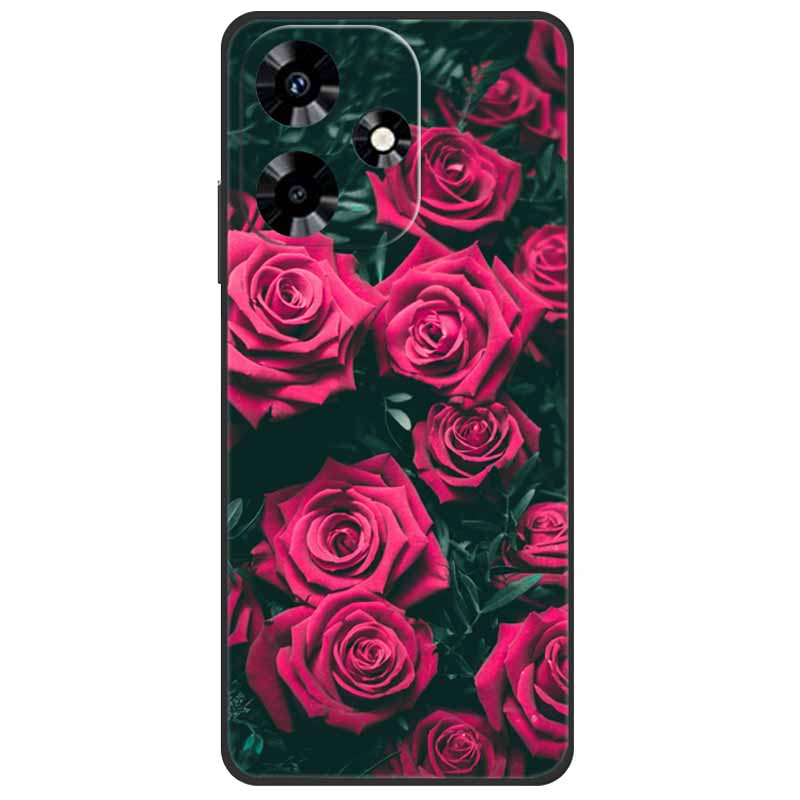Для Infinix Hot 30i NFC Чехол X669D Силиконовый Волк Лев TPU Мягкий Fundas Для Infinix Hot 30i X669C Hot30i 2023 Защитный Черный Capa