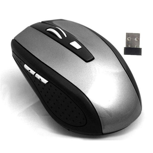 Беспроводная мышь 2,4 ГГц, 6 кнопок, 1200 точек на дюйм, оптическая игровая мышь, мышь для ПК, ноутбука, настольного компьютера