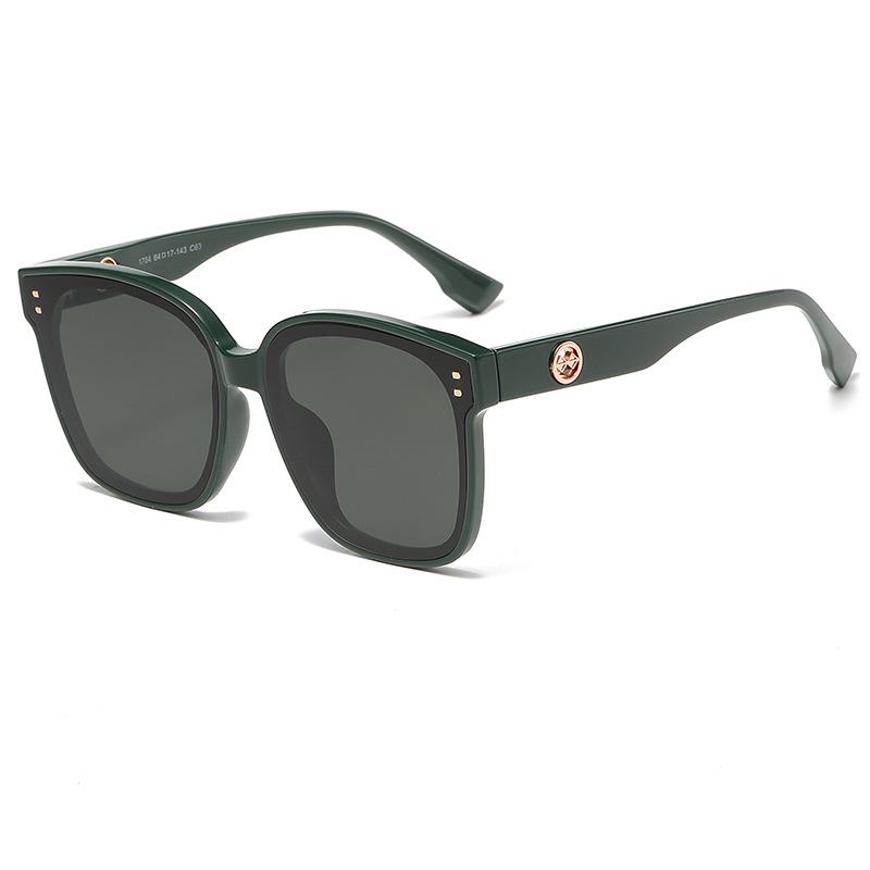 Новые солнцезащитные очки в большой оправе, женские солнцезащитные очки с УФ-защитой High Sense, интернет-влиятельные нейлоновые поляризационные солнцезащитные очки Street Snap