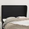 VidaXL Headboard with Ears Black 147x23x118-128 Cm Faux Leather3117766