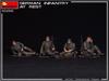 MiniArt Немецкая пехота на отдыхе 4 штуки Пластиковая модель MA35266 1/35