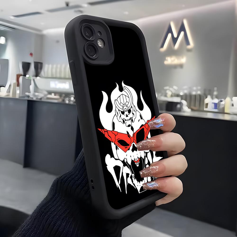 Чехол для телефона Аниме Гуррен Лаганн Для IPhone Air 17 Pro Max 16 E 15 14 Pro Max 13 12 11 Mini Plus Мягкий Силиконовый Черный Чехол