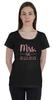 Personalized Womens Tshirt Top Mrs.  Wedding  Announcement Shirt