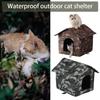 Водонепроницаемый складной уличный домик для кошек, зимний укрытие, защищенный от солнца, домик для домашних животных, дизайн-палатка S6L9