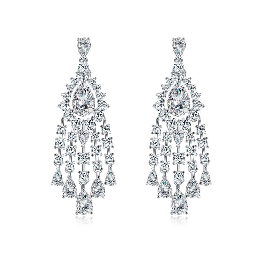 Gica Gem из стерлингового серебра 925 пробы, персонализированные лаконичные серьги с каплями воды для женщин, тонкий темперамент, высококачественное ювелирное изделие, подарок
