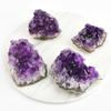 Natural Amethyst Geode Druzy Cluster Specimen Gem Spiritual Lucky Amethyst Bookends Crystal Agate Stone Rocks