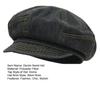 Women's Denim Newsboy Cap Visor Beret Hat with Short Brim Sun Protection Cabbie Cap for Spring Summer Travel Outdoors