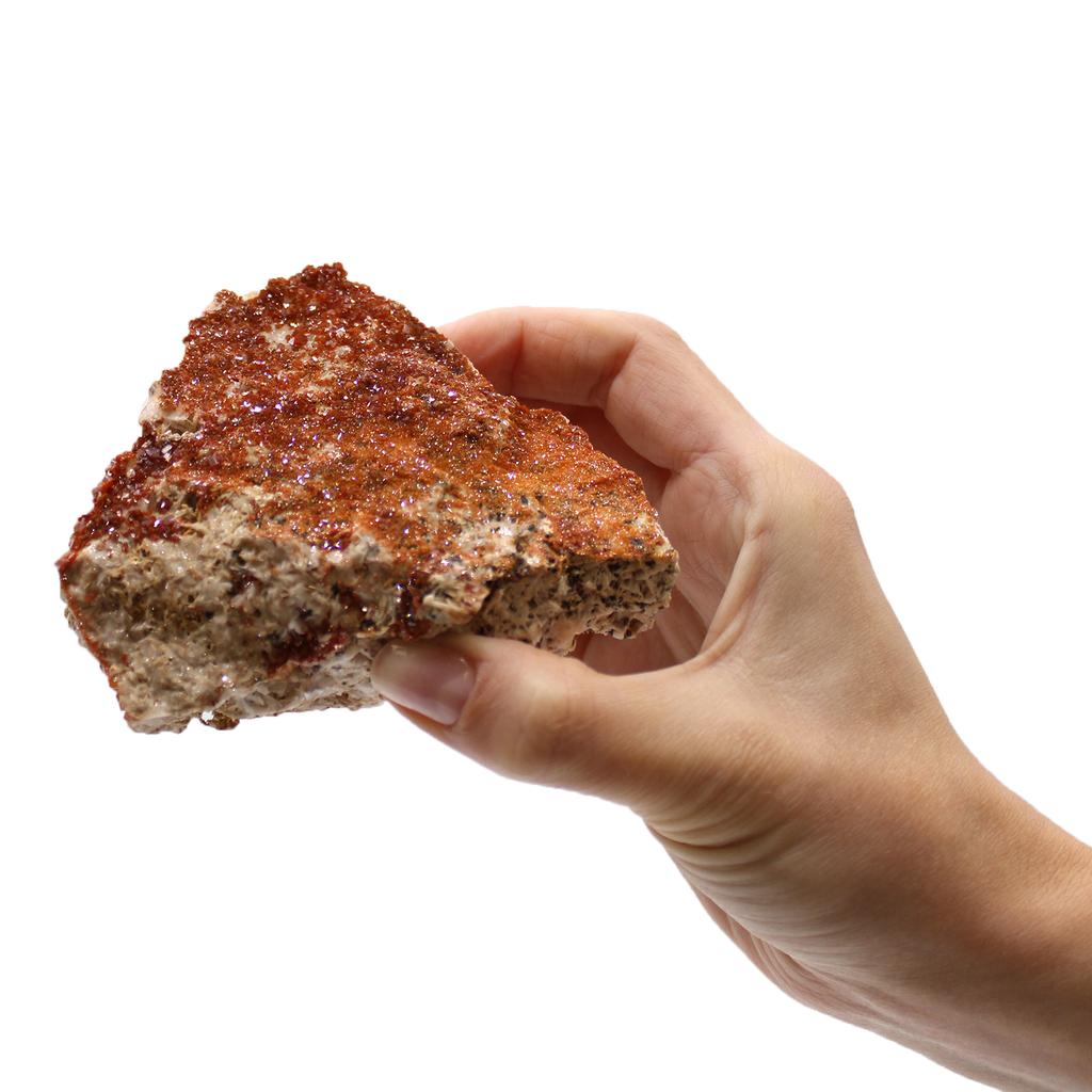 Vanadinite Mineral Specimens, About 20 Pieces