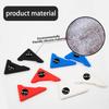 ABF3   2pcs Car Door Sticker Bumper Protection Cover Triangle Decals For KIA Stinger Optima Cerato Soul Venga Forte Spectra Sedona