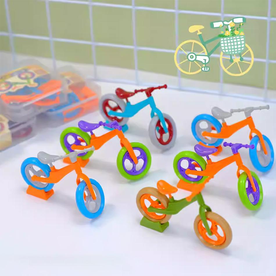 Мини Велосипед BMX на Пальцы Сборка Велосипеда Модель Игрушки Гаджеты Подарок Игрушки Модель Мини Портативный Велосипед Для Ребенка Игрушки Подарок