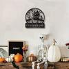 Custom No Trespassing Metal Sign Handmade Halloween Home Garden Wall Decor