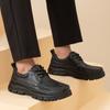 Leather Casual Shoes Men's Lace Up Shoes Outdoor Walking Shoes Office Men's Dress Shoes Sneakers