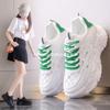 Summer Student Korean Version Fashionable Thick Soled Mesh Running Shoes