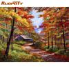 RUOPOTY Frameless Forest Landscape DIY Digital Painting By Numbers Modern Wall Art Canvas Painting For Home Decoration