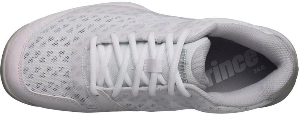 [Prince] Tennis Shoes Wide Light Advanced CG White X Silver (206) 28.5 Cm