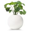 New Ceramic 'White Round Vase' 4 Inch - Set of 1 | Decorative Round Vase for Dried Flowers and Pampas Grass | Vases for Home Decor,