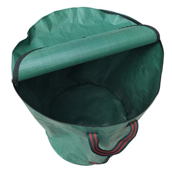 Многоразовый мешок для мусора для двора с 4 ручками, сверхмощный садовый мешок для листьев, газона, большая вместимость, складной мешок для переработки двора для кемпинга