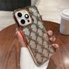 Роскошный модный чехол для телефона с покрытием для iPhone 15 14 13 12 11 Pro Max, мягкий противоударный чехол