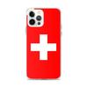 Coque iPhone - Multicolore - Drapeau Suisse - Souple - Silicone - Compatible iPhone 12 Pro Max