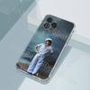 Чехол для телефона C-Conan Grey Wishbone для iPhone 11, 12, 13, 14, 15, 16, 17, Plus, Pro, Max, Plus, Прозрачная крышка