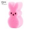 40 шт. пасхальный губчатый кролик ваза наполнитель DIY украшения кролики мини кролик ваза наполнитель для домашнего стола центральный элемент весенний декор для вечеринки