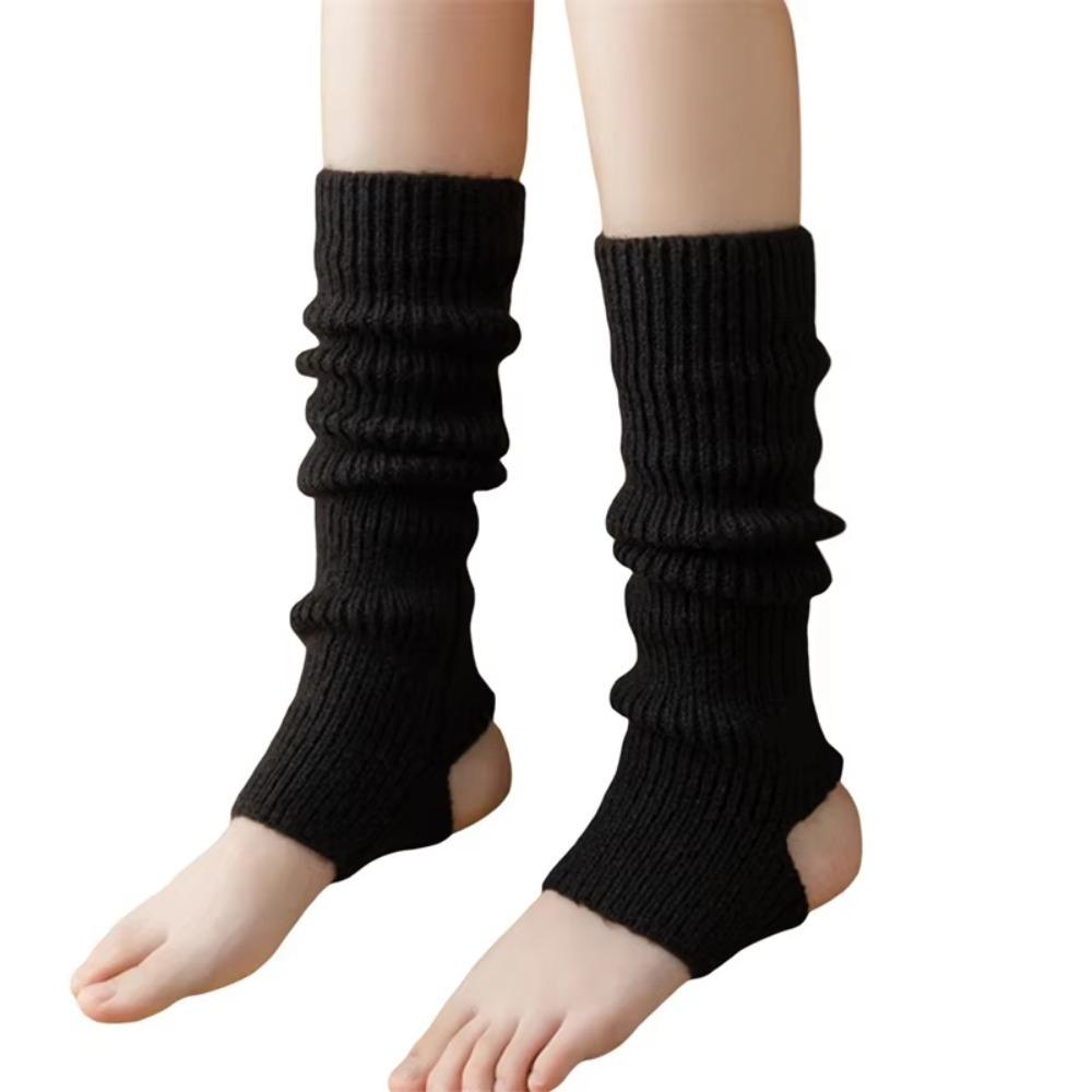 Y2k Winter Leg Warmers Fluffy Goth Accessories Foot Covers New Boot Socks Women