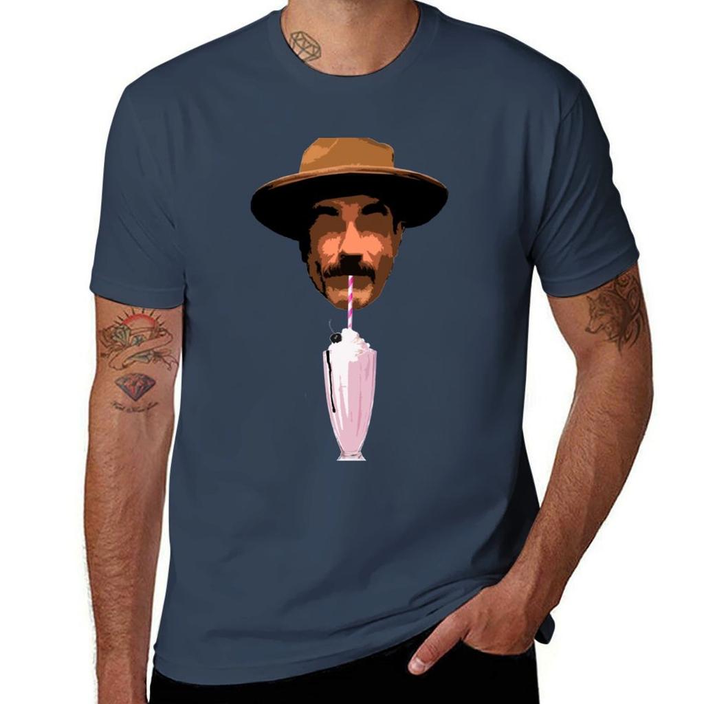 There Will Be Blood Oil Milkshake TShirt Big Size Loose Fit Tee Shirt