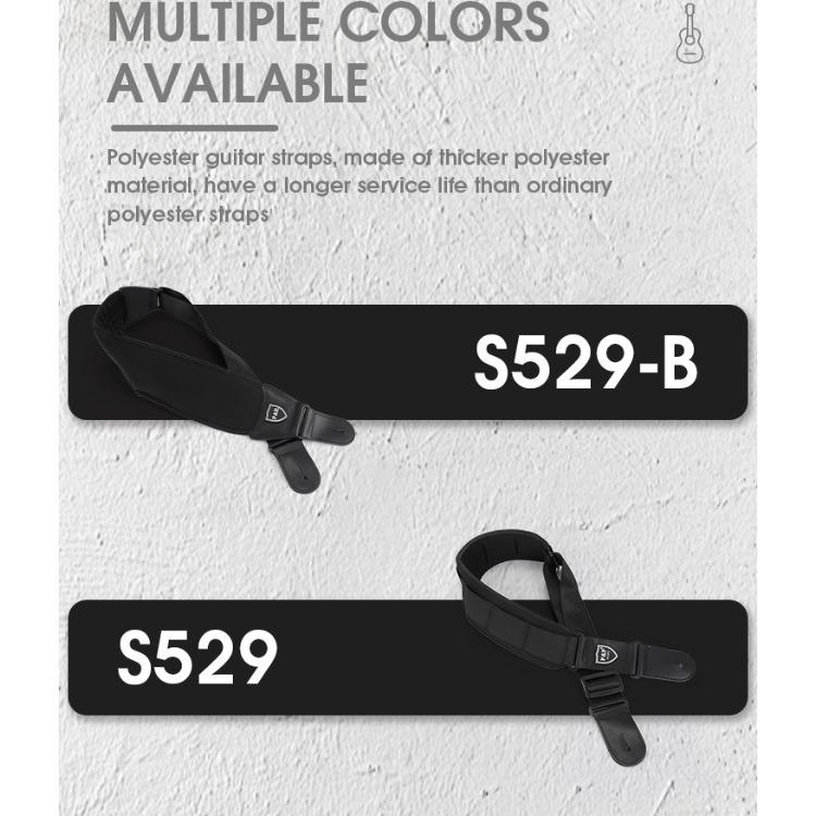 Guitar strap, widened and thickened, wide strap, leather guitar bass strap, 8mm cotton guitar strap, premium