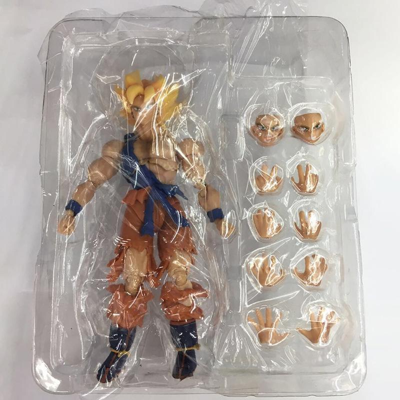 16 см Фигурка Готенкса из Dragon Ball Super Saiyan 3 SHF Аниме Подвижная ПВХ Коллекционная Кукла Фигурка Какаротто Сын Гоку Модель Игрушки