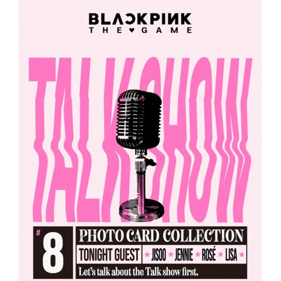 BLACKPINK - коллекция игровых фотокарточек [TALK SHOW]