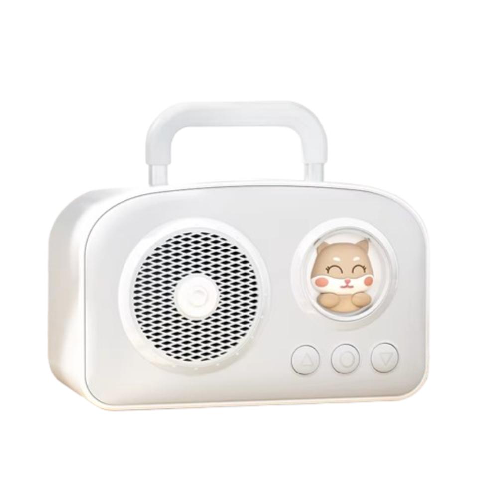 USB Interface Portable Speaker Rich Bass Wireless Speaker Mini Retro Bluetooth Speaker  Student Use