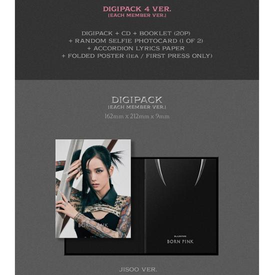 BLACKPINK - 2-й АЛЬБОМ [BORN PINK] DIGIPACK версия. случайный