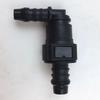 9.89 ID8 Male Female Car Accessories Curved Fuel Line Pipe Quick Connector Auto Parts Fittings Filter Fuel Connect Hot Deals