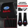 Car Seat Back Headrest Pillow Dustproof Cover For Impreza Legacy WRX STI BRZ XV WRC Forester Crosstrek Outback