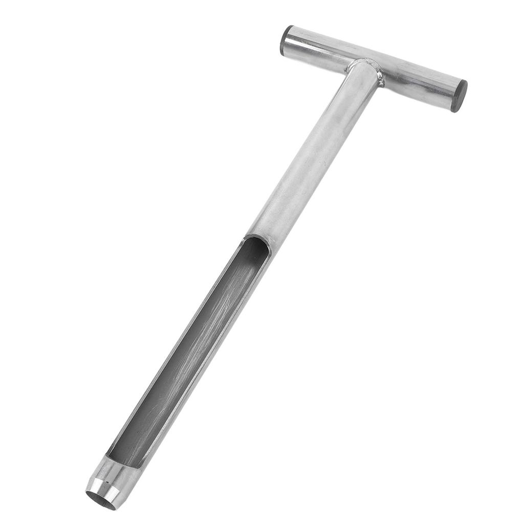 Soil Sampler with 2 Sampling Bags Reusable Stainless Steel T Handle Soil Probe for Plant Care Garden Lawn Farm