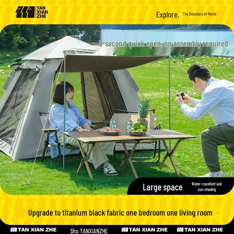 TAN XIAN ZHE Automatic Camping Tent & Tarp Combo