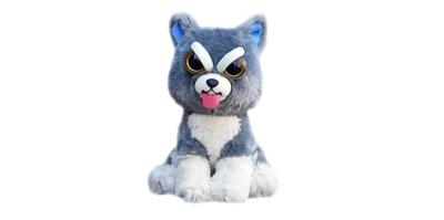 RANGS Feisty Pets Плюшевая игрушка Тандог с меняющимся выражением лица
