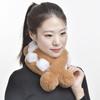 Soft Plush Snood Scarves Women Warm Furry Scarves Thickened Faux Rabbit Fur Scarves Plush Cross Collar Scarf Elegant Warm Collar