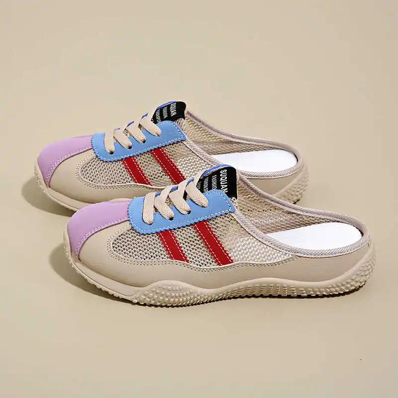 Женские кроссовки на платформе без каблука для лета, теннисные, роскошные мокасины, дизайнерская женская обувь, спортивные, новинка, фестивальные, люкс