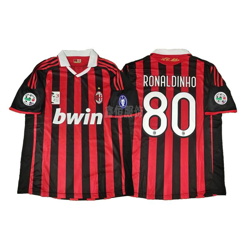 Винтажная классическая футбольная майка AC Barcelona Portugal Arsenal Juventus Italy Manchester United Real Madrid с принтом звезд