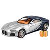 1/24 Bugatti Atlantic Роскошный Спортивный Автомобиль Модель из Сплава, Имитация Звука и Света, Окрашенный Салон, Восстановленные Детали, Настольные Украшения